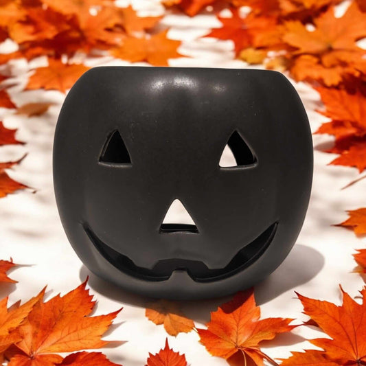 Black Pumpkin Halloween Wax Burner